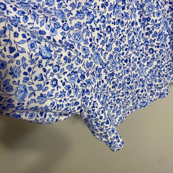 🌸 H&M Blue & White Floral Romper (NEW) - Picture 3 of 3